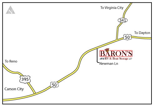 map to baron's rv